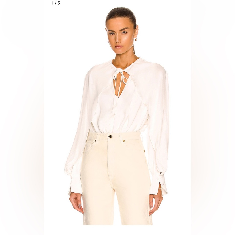 Jonathan Simkhai Naya bodysuit blouse Size Small